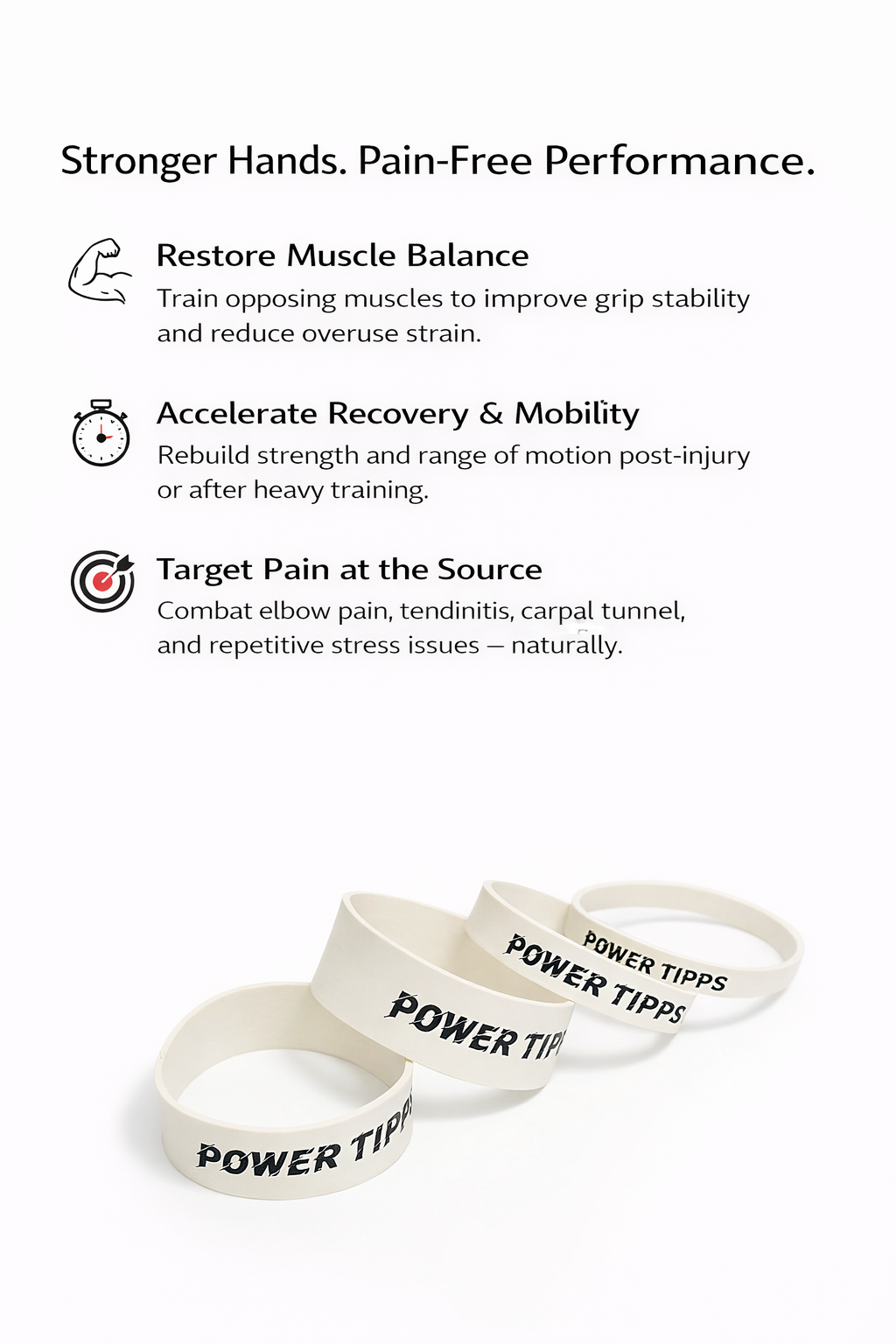 POWER TIPPS Extensor Bands