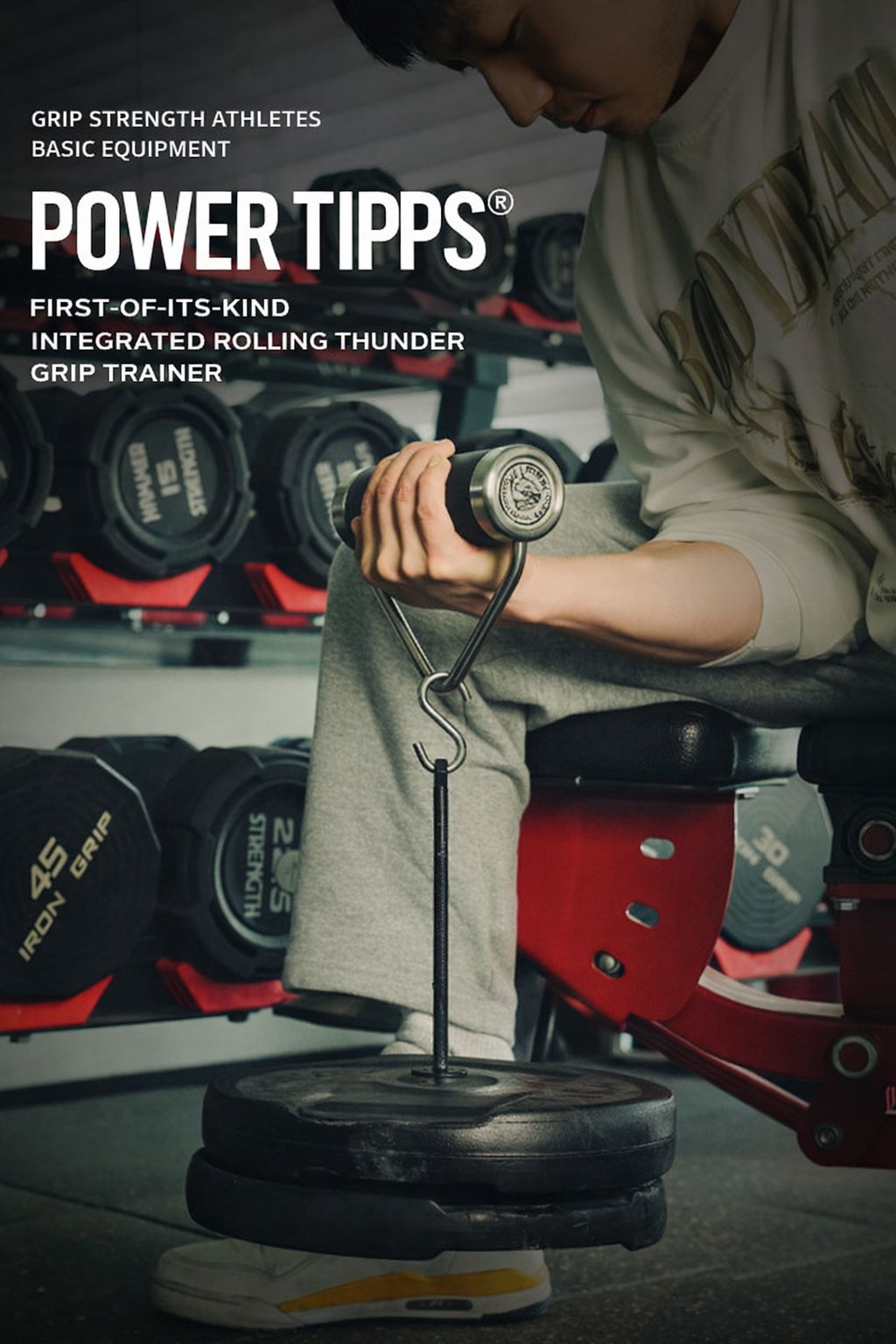 POWER TIPPS Rolling Grip Handle